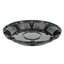 Pie Container 9.8X1.5 IN PET Black Round Deep 200/Case