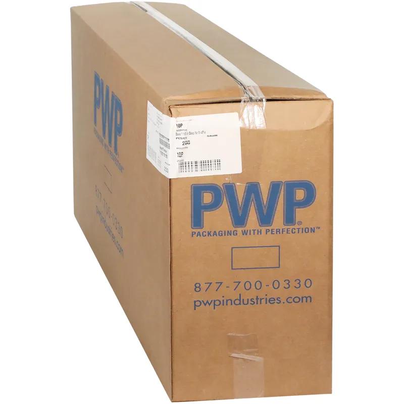 Pie Container 9.8X1.5 IN PET Black Round Deep 200/Case