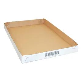 Box 28X18X2.5 IN White Corrugated Cardboard 50/Bundle