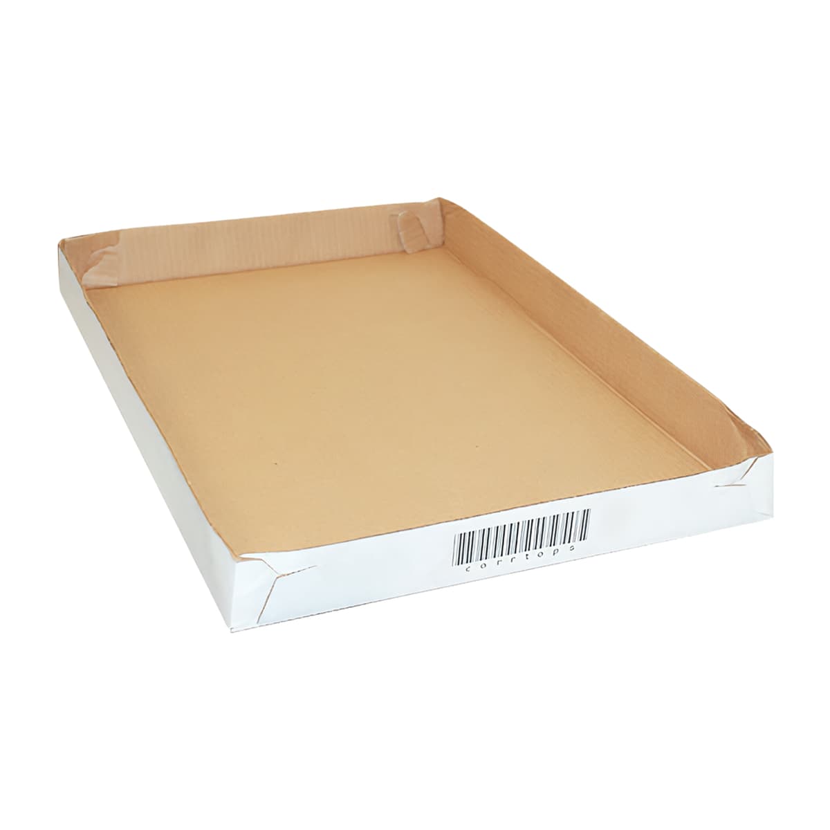Box 28X18X2.5 IN White Corrugated Cardboard 50/Bundle