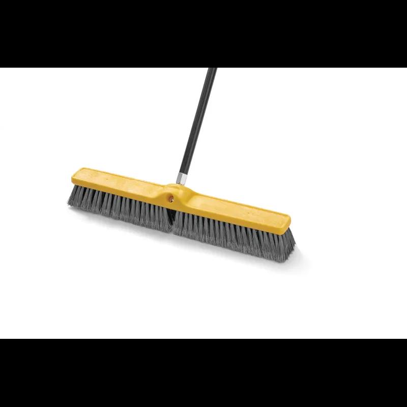 Mop Handle Black Wood Threaded Super Self Locking 1/Each