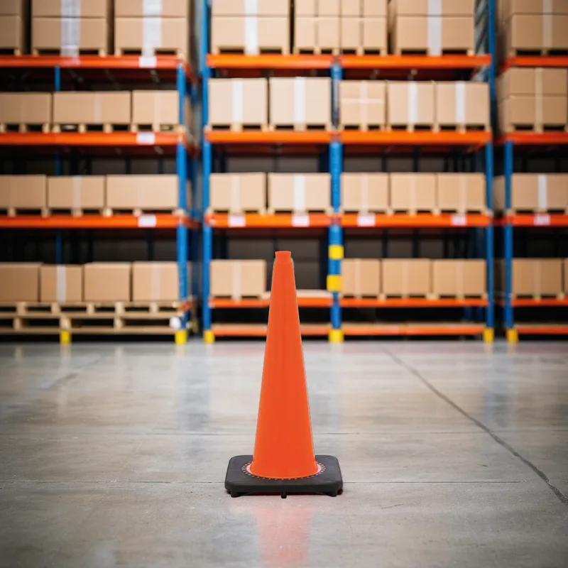 Safety Cone 28 IN Orange Slim Base 1/Each