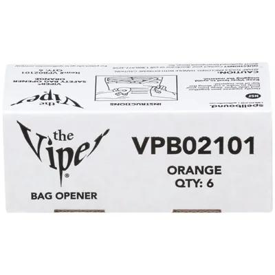 Viper Bag & Pouch Opener Plastic Red Safety Small 6/Pack