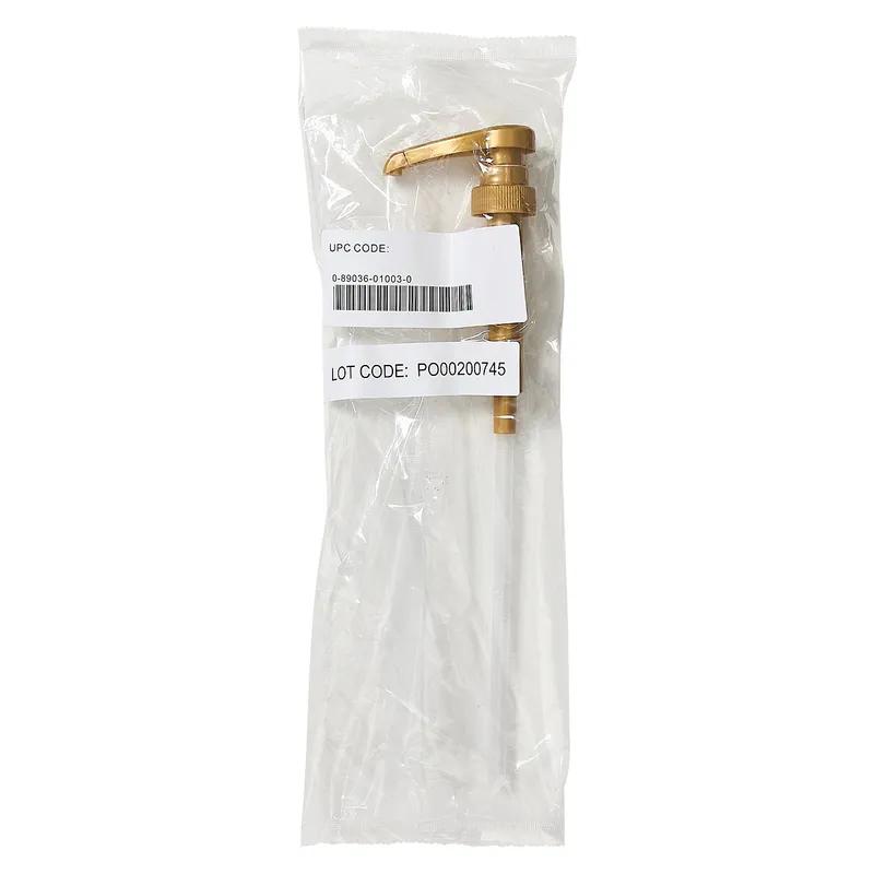 Syrup Espresso Bottle Pump 0.25 OZ Gold 1/Each