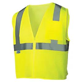 Safety Vest Large (LG) Green Type R Class 2 High Visibility 1/Each