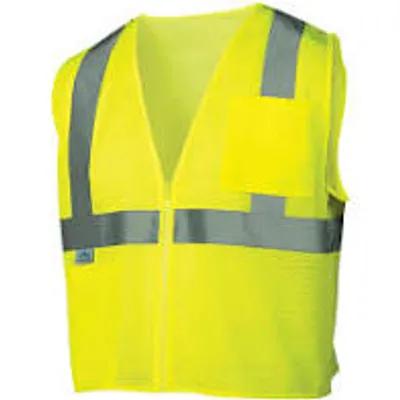 Safety Vest Large (LG) Green Type R Class 2 High Visibility 1/Each