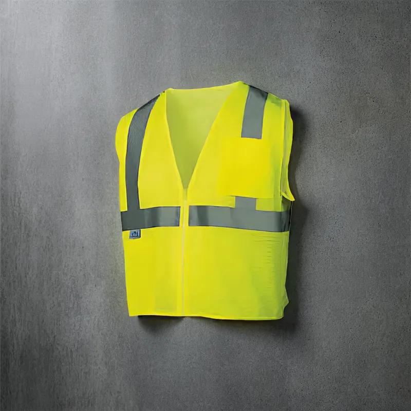 Safety Vest Large (LG) Green Type R Class 2 High Visibility 1/Each