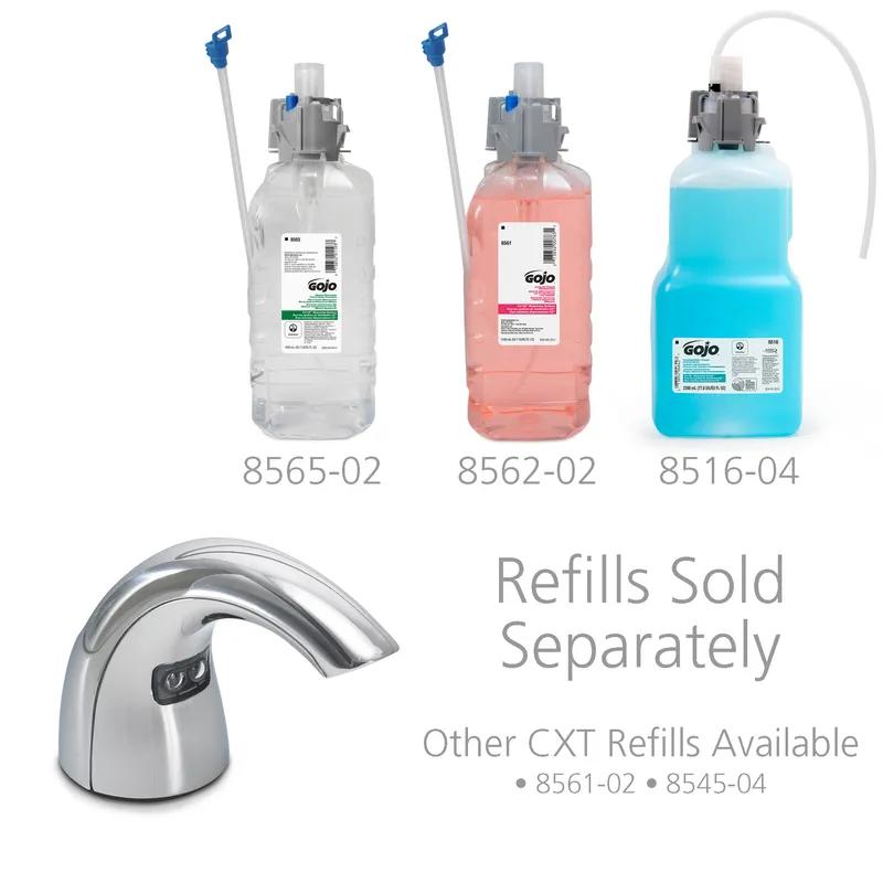 Purell® Soap Dispenser Foam 1500 mL 7.32X7.32X9.39 IN Silver Touchless Counter Mount For CXT 1/Each
