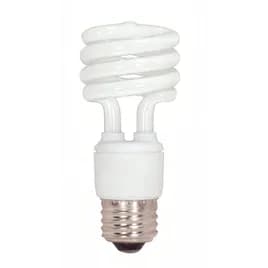 13T2/E26/4100K/120V/1PK Light Bulb Mini Fluorescent Spiral Compact 13 Watt 4100K Color Temperature 120V 6/Box