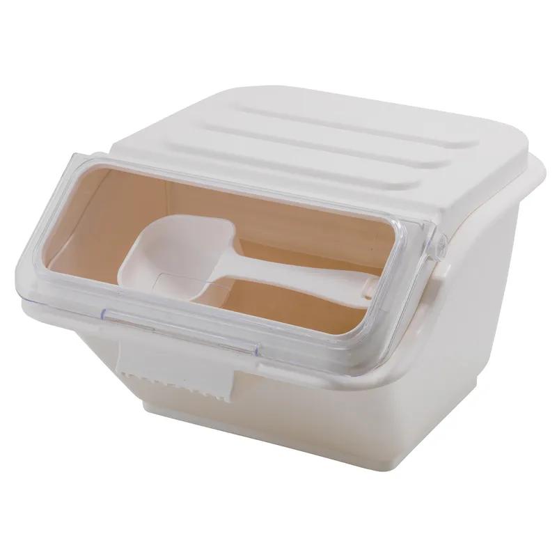 Ingredient Bin 11.75X14.25X8.375 IN 2 GAL 40 Cup Plastic Shelf 1/Each