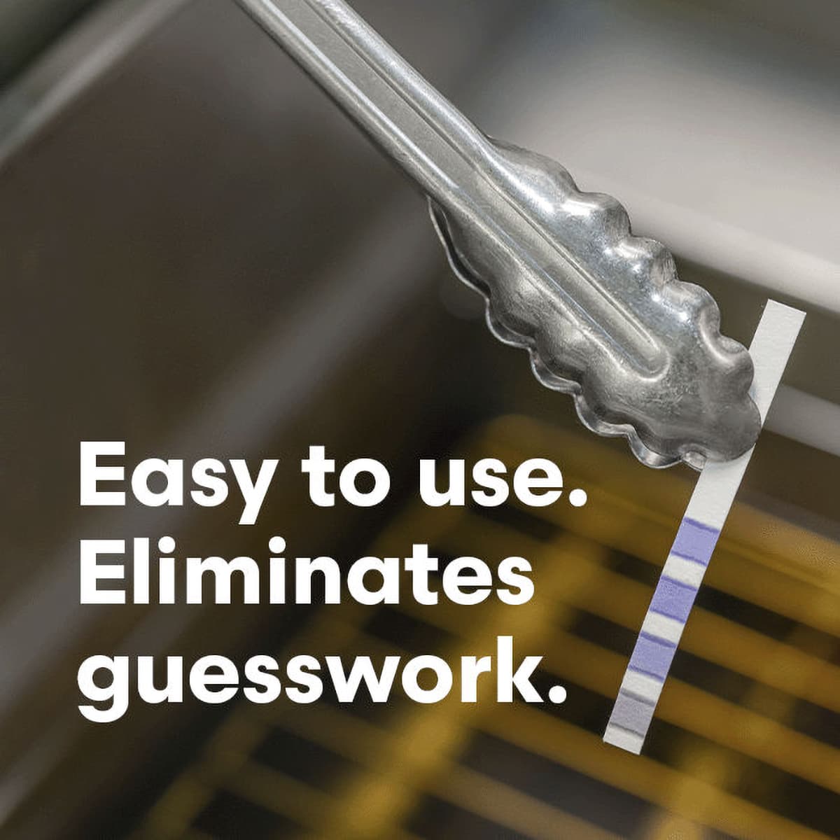 3M™ 1004 Oil Quality Test Strips 3.75X0.3 IN White 7% Free Fatty Acid Color Change 5 Second 160/Case