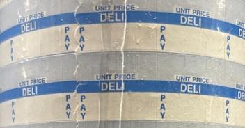 Deli Unit Price Label 24000CT 16000/Pack
