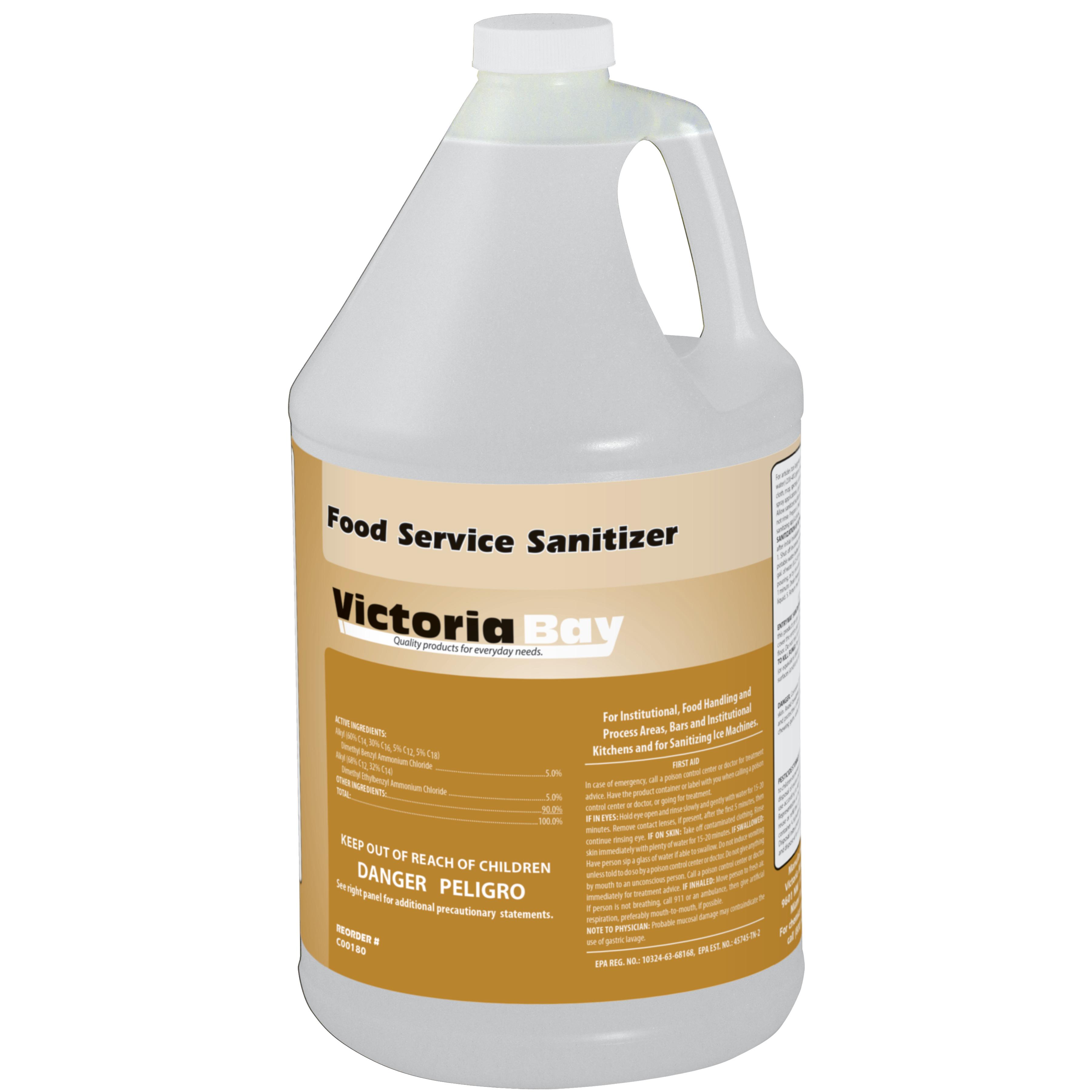 Victoria Bay Food Service Sanitizer 1 GAL 4/Case