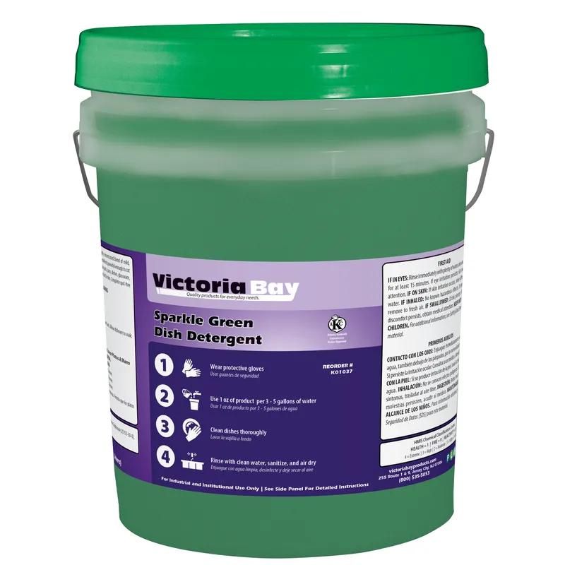 Victoria Bay Sparkle Green Dish Detergent 5 GAL 1/Pail