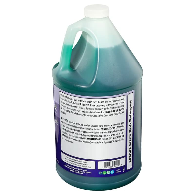 Victoria Bay Sparkle Green Dish Detergent 1 GAL 4/Case