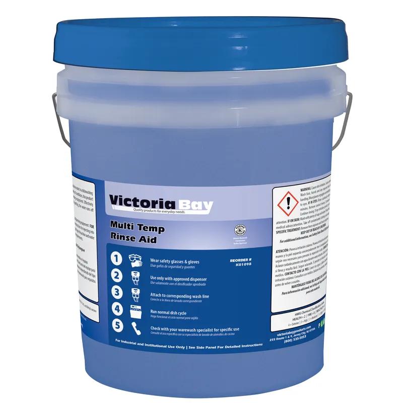 Victoria Bay Multi Temp Rinse Aid 5 GAL 1/Pail