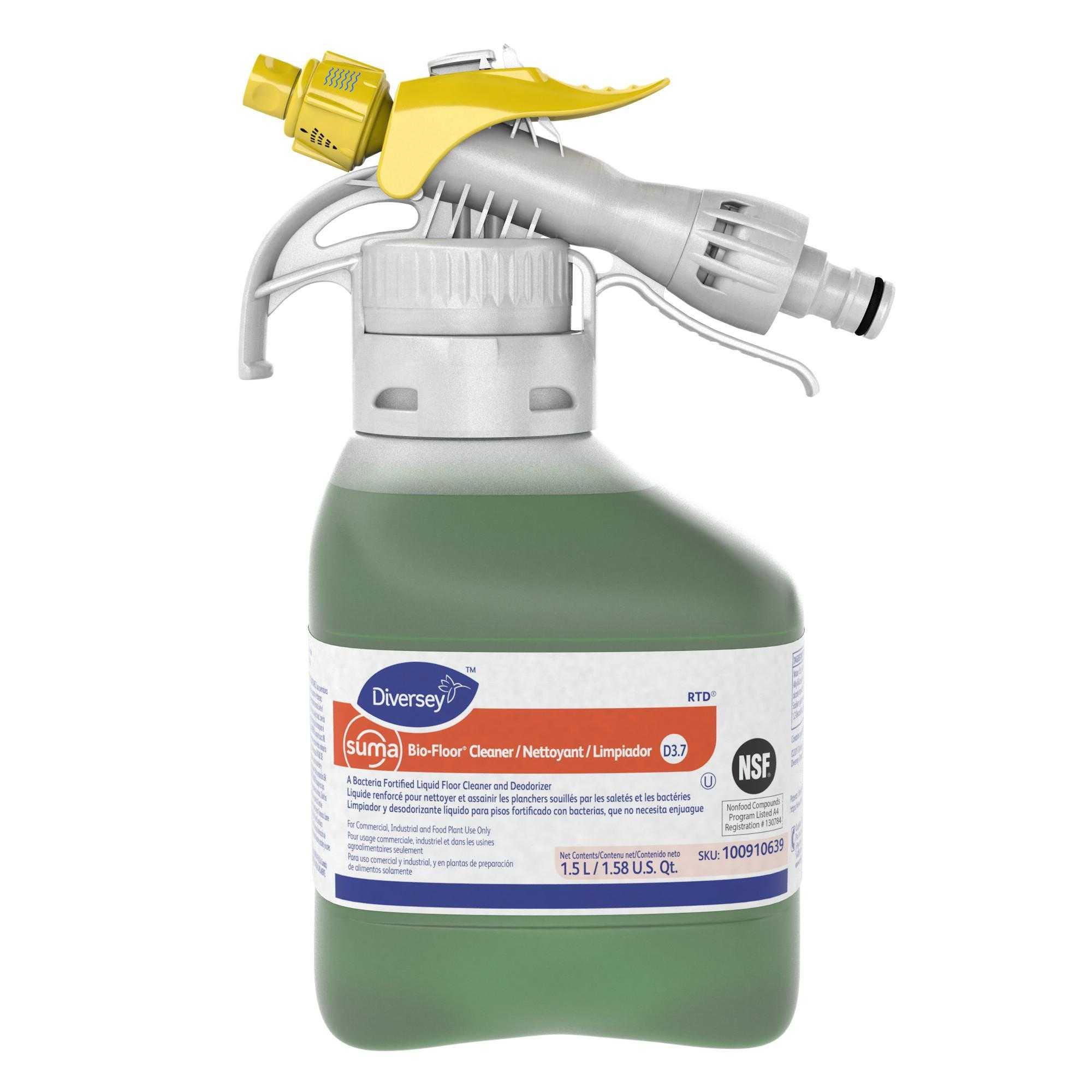 Suma® Bio-Floor® Floor Cleaner 1.5 L Concentrate Bacteria Fortified 2/Case