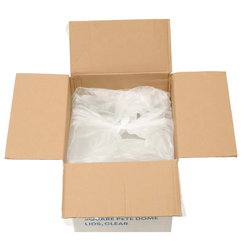 Lid Dome 10X10 IN PET Clear Square For Tray 50/Case