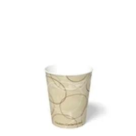 Hot Cup 12 OZ Single Wall Poly-Coated Paper Champagne 1000/Case