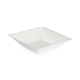 Plate 5.1X5.1X1.1 IN Sugarcane White Freezer Safe Grease Resistant 100 Count/Pack 6 Packs/Case 600 Count/Case