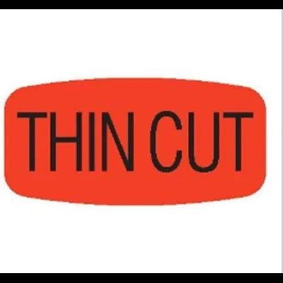 Thin Cut Label Dayglo 1000/Roll