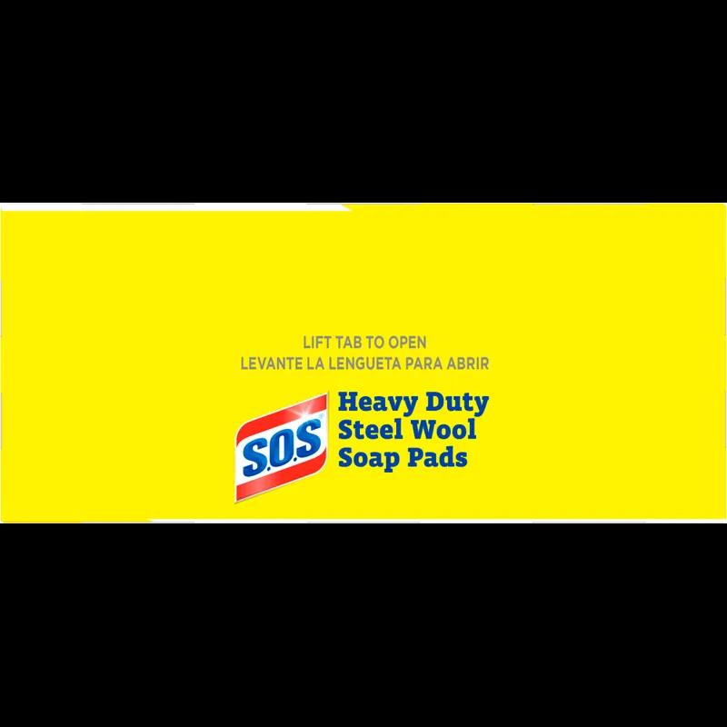 S.O.S.® Soap Pad Steel Wool 15 Count/Box 12 Box/Case 180 Count/Case