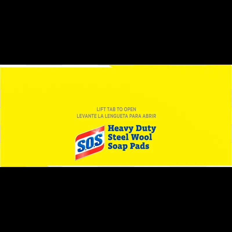 S.O.S.® Soap Pad Steel Wool 15 Count/Box 12 Box/Case 180 Count/Case