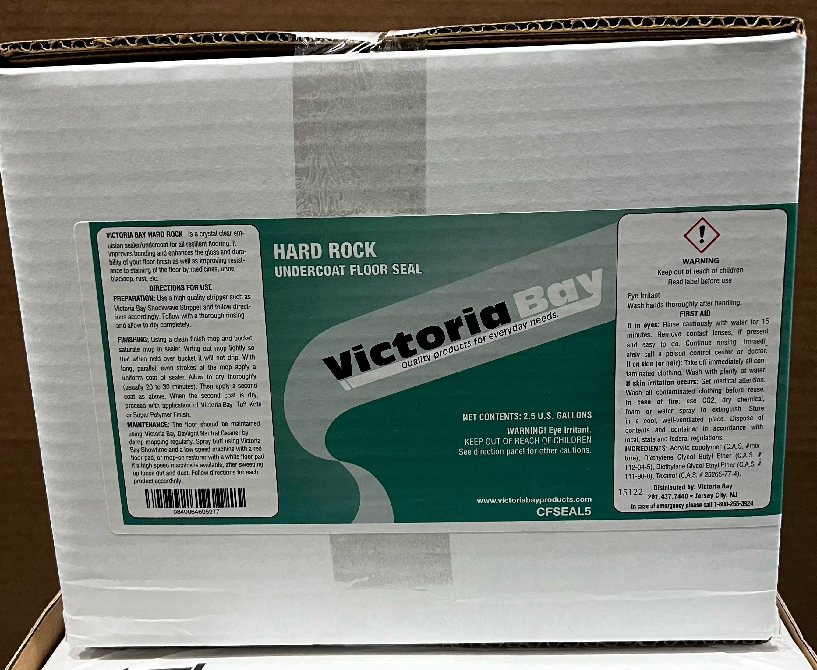 Victoria Bay Hardrock Floor Sealer 2.5 GAL 2/Case