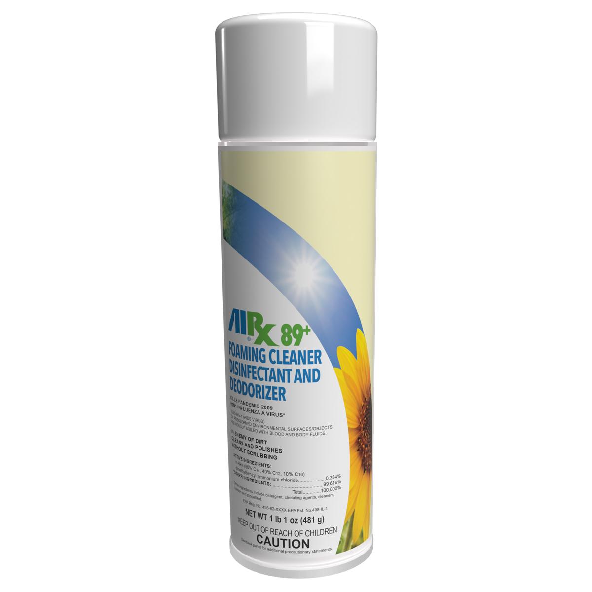 AirX® One-Step Disinfectant 20 FLOZ Multi Surface Aerosol Germicidal Virucidal Pseudomonacidal Staphylocidal 12/Case