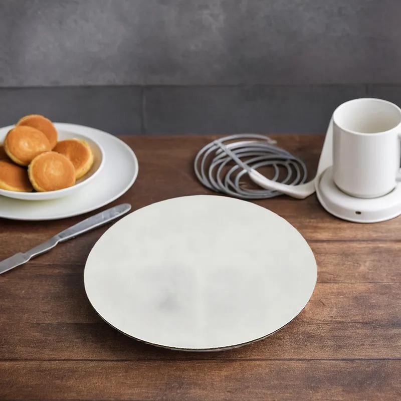 Cake Circle 16 IN Corrugated Paperboard White Round Single Wall 125/Case