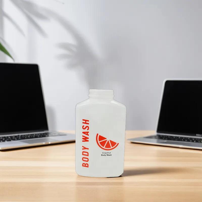 TSI Generic Oblong Empty Grapefruit Body Wash Bottle 32 FLOZ Clear Plastic 1/Each