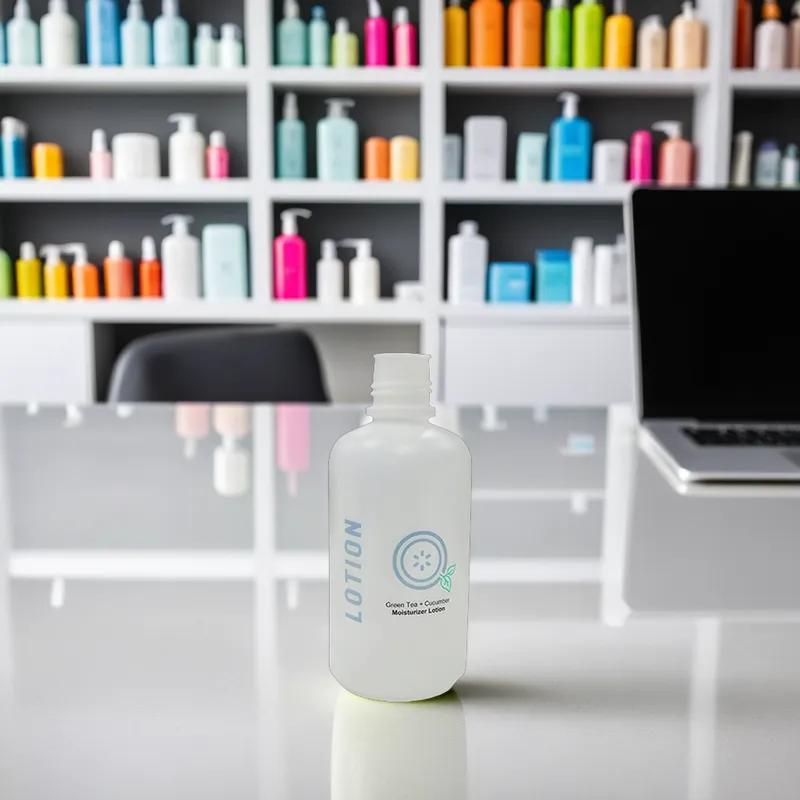 Empty Body Lotion Bottle 32 FLOZ Green Tea Cucumber 1/Each