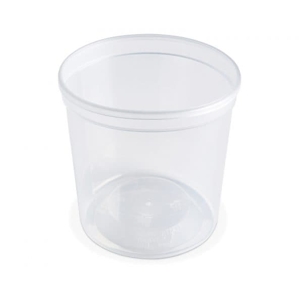 Deli Container Base 24 OZ PP Clear 500/Case