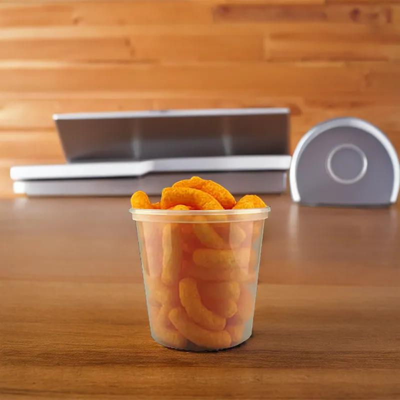 Deli Container Base 24 OZ PP Clear 500/Case