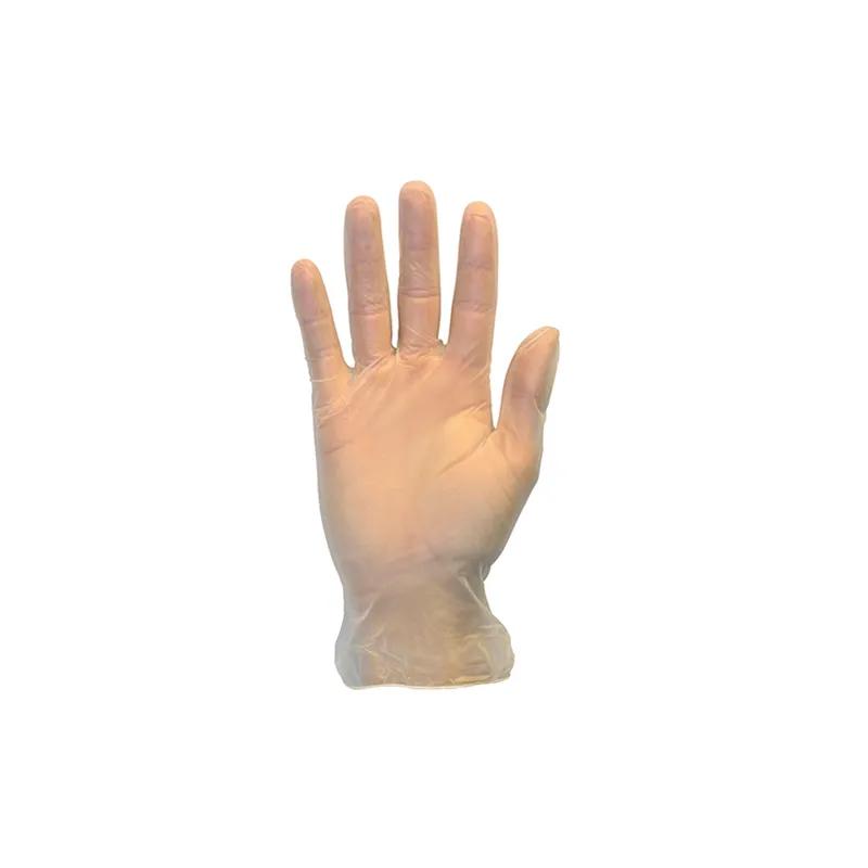 Safety Zone® Gloves Small (SM) Clear Vinyl Powder-Free 100 Count/Pack 10 Packs/Case