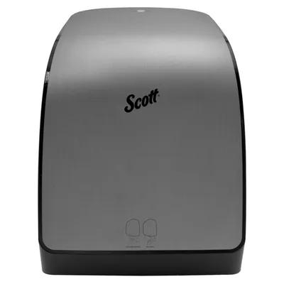 Scott® Pro Paper Towel Dispenser Green Core Wall Mount Stainless Hard Roll Automatic 1/Each