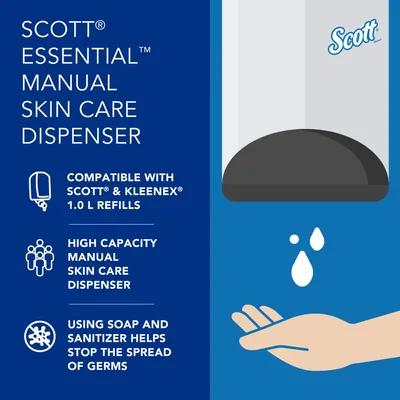 Scott® Essential Hand Sanitizer & Soap Dispenser 1000 mL Black Manual Surface Mount 1/Each