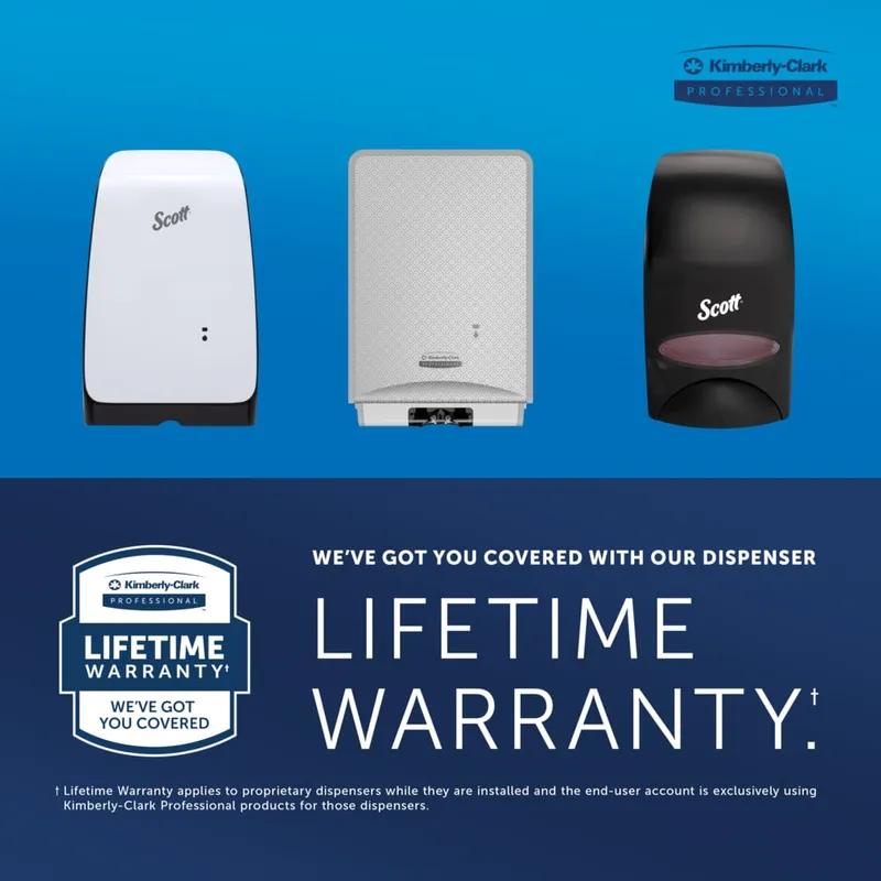 Scott® Essential Hand Sanitizer & Soap Dispenser 1000 mL 4.85X8.36X5.43 IN Black Manual Surface Mount 1/Each