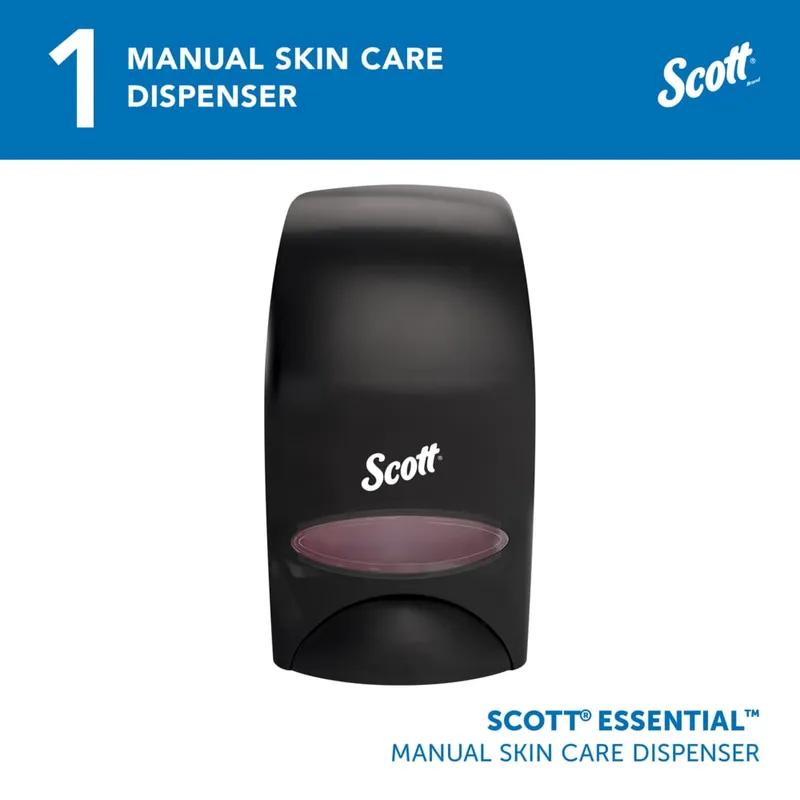 Scott® Essential Hand Sanitizer & Soap Dispenser 1000 mL 4.85X8.36X5.43 IN Black Manual Surface Mount 1/Each