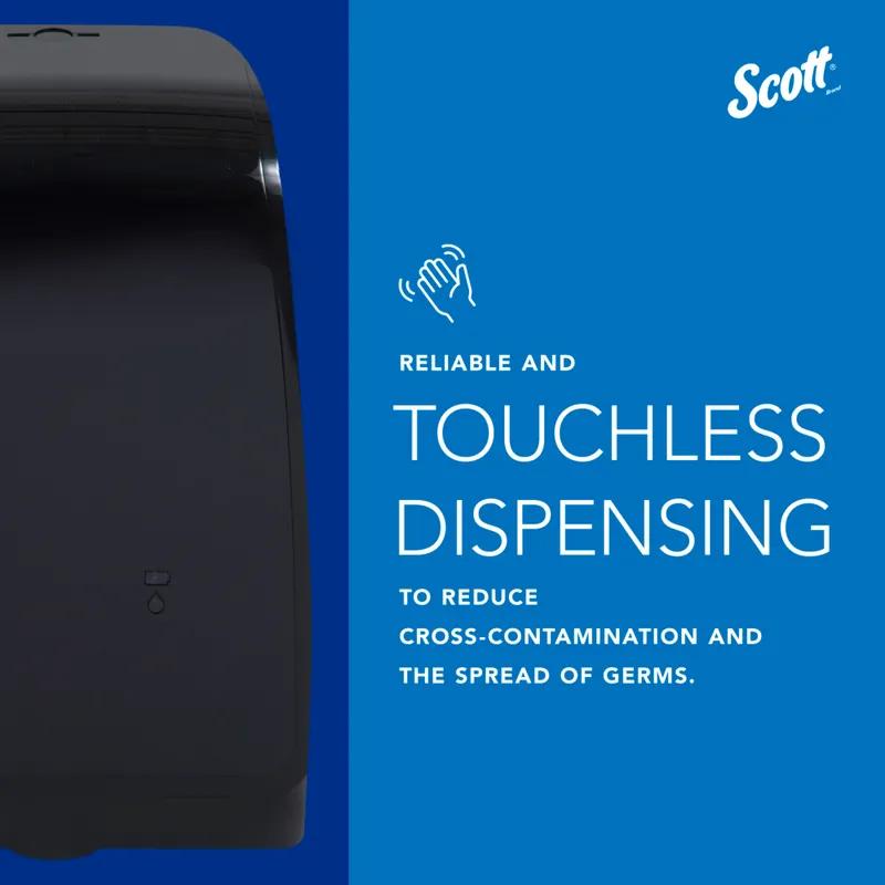 Scott® Pro Hand Sanitizer & Soap Dispenser 7.29X11.69X4 IN Black Electronic Surface Mount Cassette 1/Each