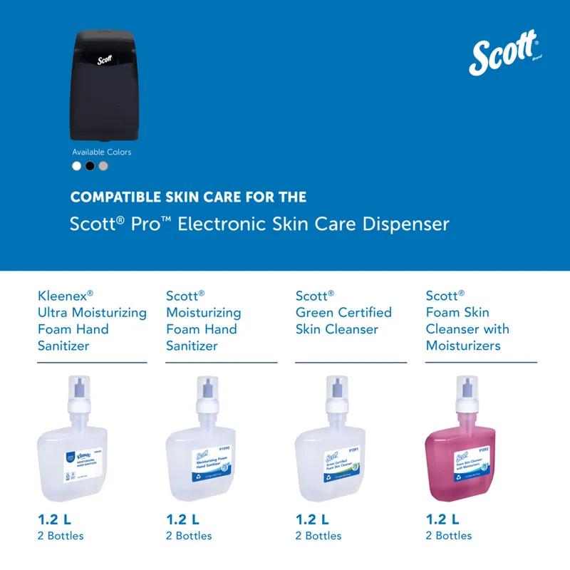 Scott® Pro Hand Sanitizer & Soap Dispenser 7.29X11.69X4 IN Black Electronic Surface Mount Cassette 1/Each
