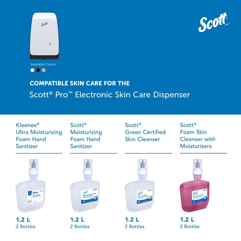 Scott® Hand Sanitizer & Soap Dispenser 7.29X11.69X4 IN White Electronic Surface Mount 1/Each