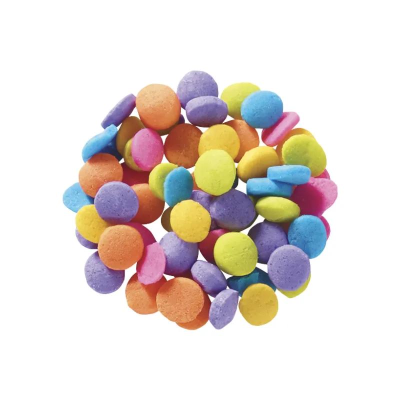 Cake Decorating Sequins 3 LB Neon Bright Purple Pink Orange Blue Yellow Green 1/Box