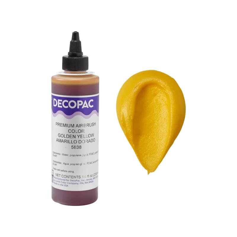 Golden Yellow Airbrush Color 8 OZ Yellow Premium 1/Each