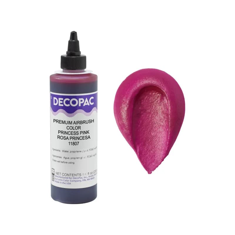 Princess Pink Airbrush Color 8 OZ Pink Premium 1/Each
