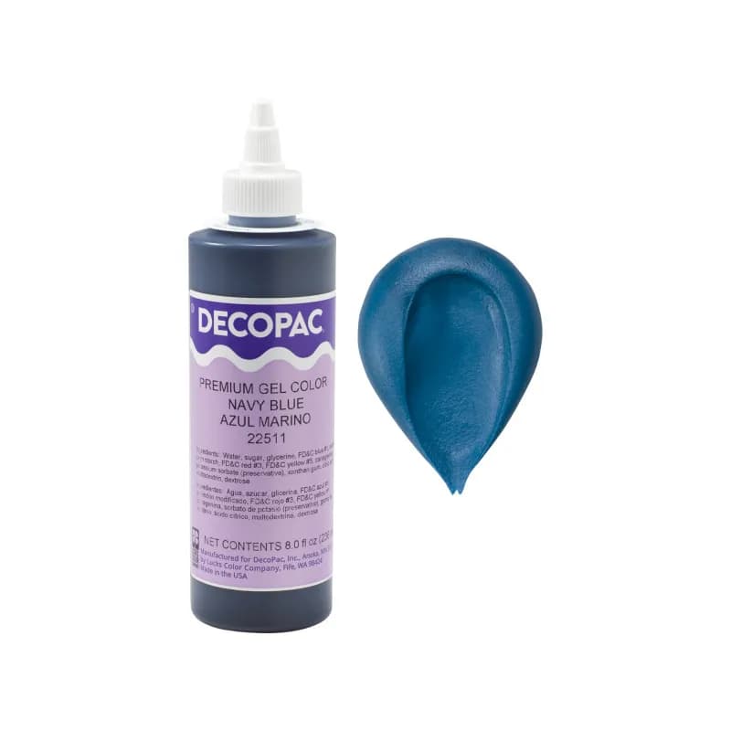 Navy Blue Gel Color Blue Premium 1/Each