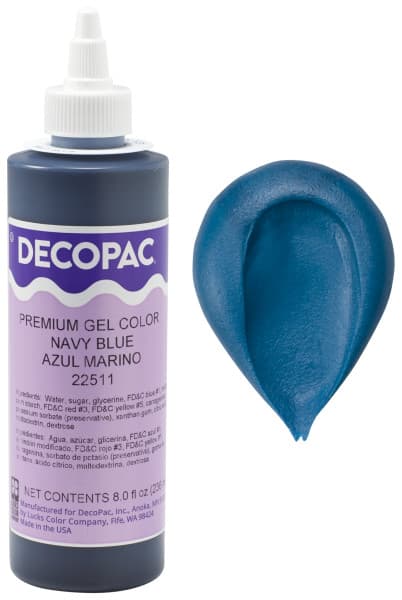 Navy Blue Gel Color Blue Premium 1/Each