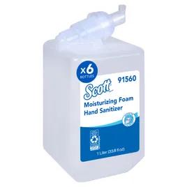 Scott® Hand Sanitizer Foam 1 L Fresh Scent Clear 62% Ethyl Alcohol 6/Case