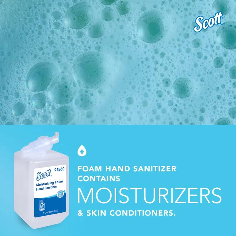 Scott® Hand Sanitizer Foam 1 L Fresh Scent Clear 62% Ethyl Alcohol 6/Case