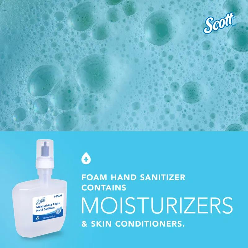 Scott® Pro Hand Sanitizer Foam 1.2 L Fresh Scent Clear 62% Ethyl Alcohol 2/Case